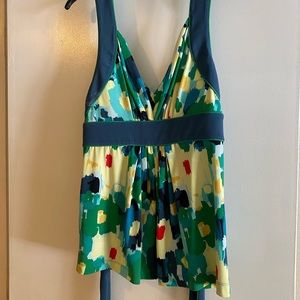 BCBG floral tank top